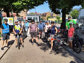 Auftakttour zum Stadtradeln 2023 am Ziegelturm in Gelnhausen